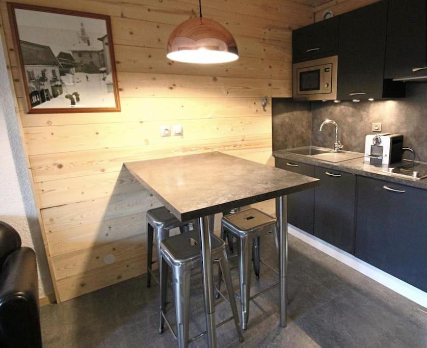 Studio Avec Coin Montagne Au Pied Des Pistes Megève Esterno foto